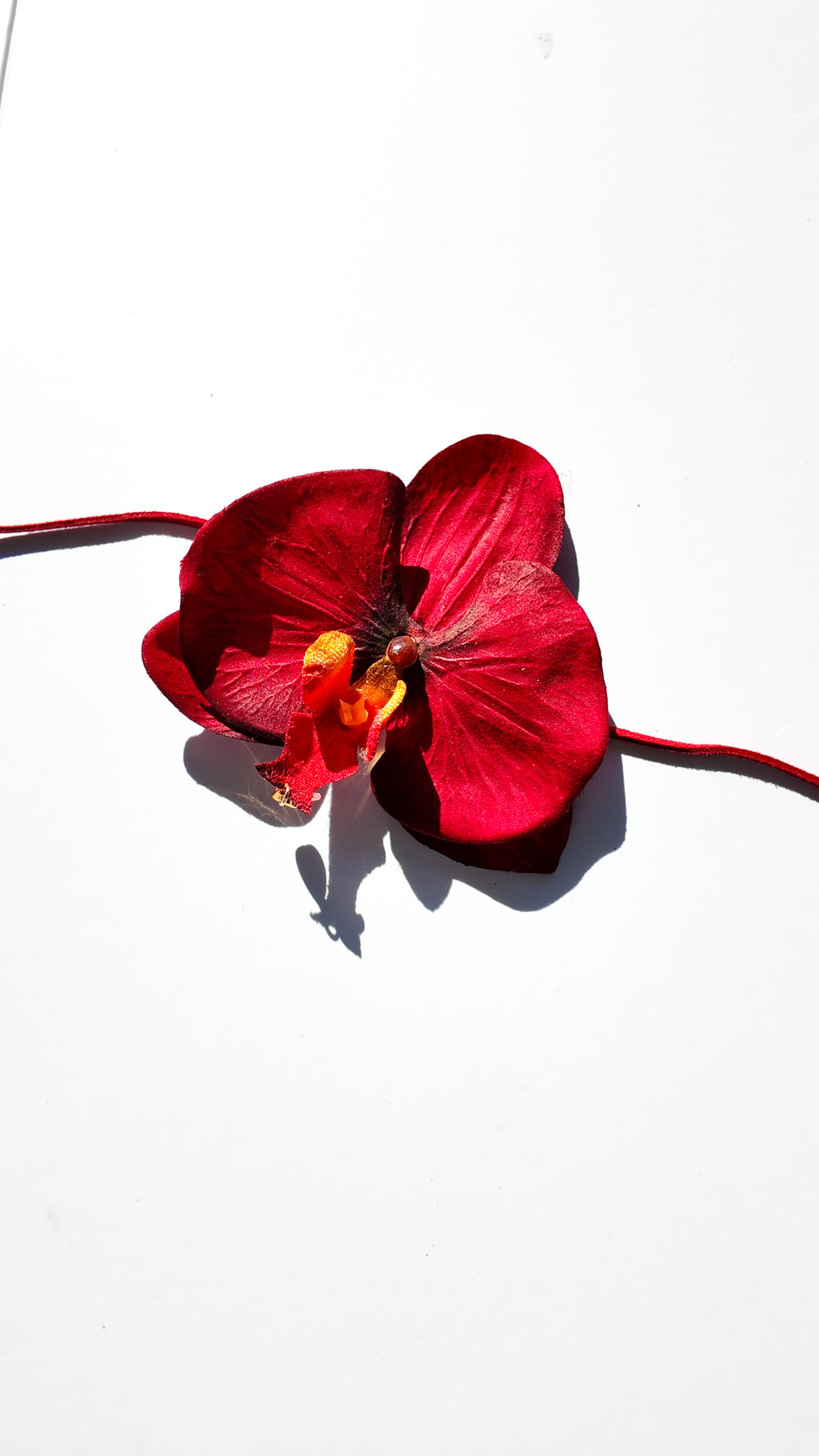 Red Orchid Chocker