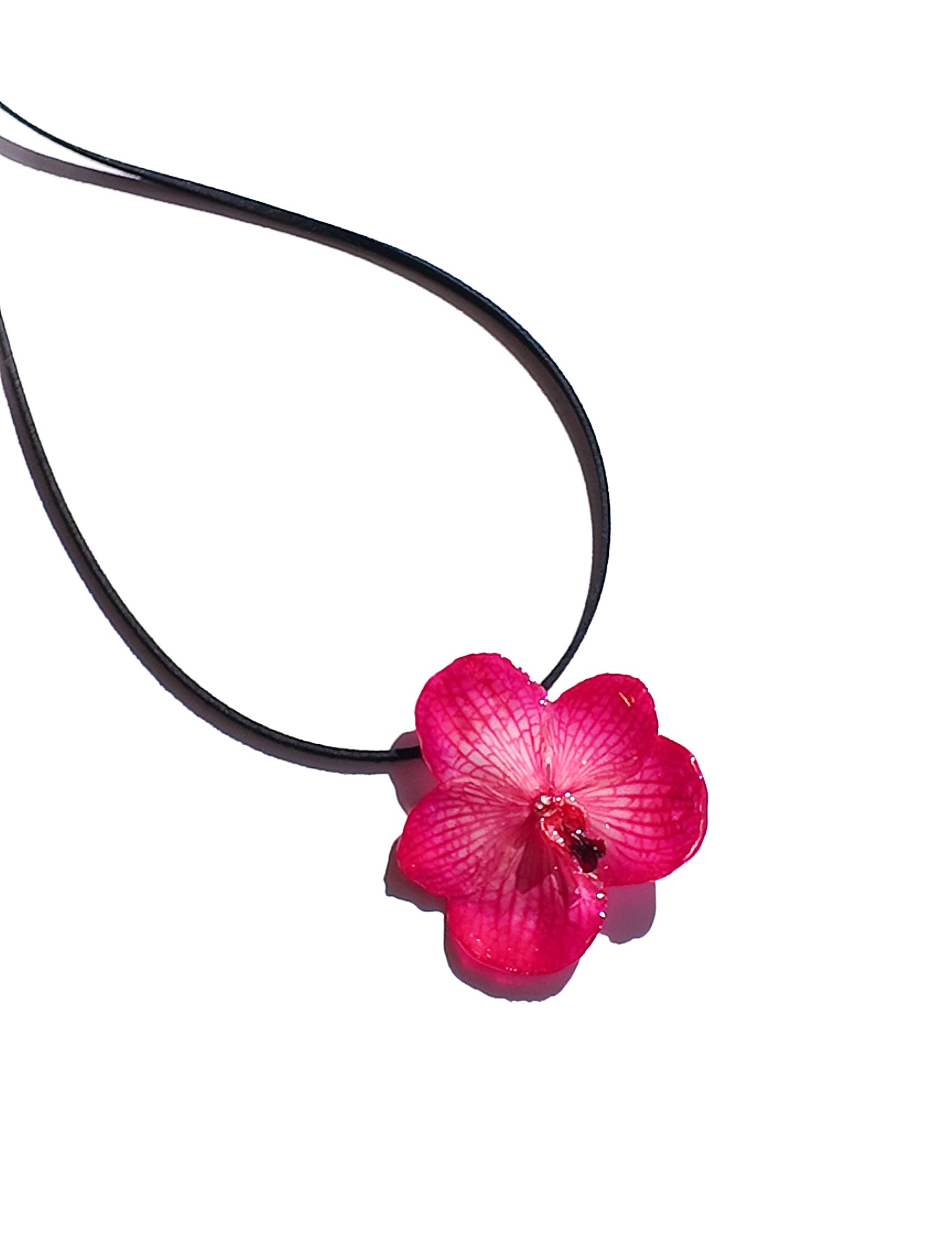 Pink Vanda Necklace