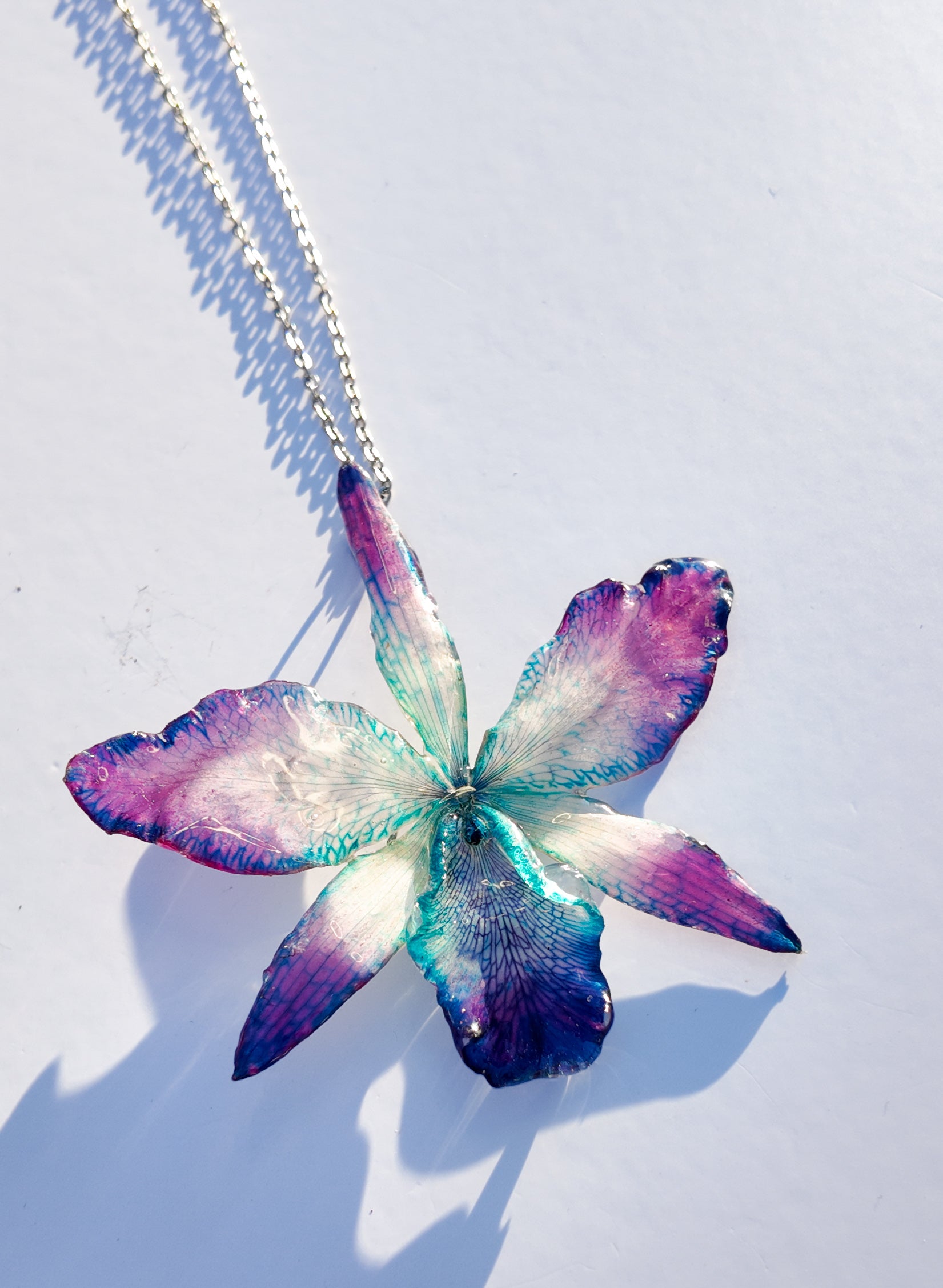 Twilight Cattleya Necklace