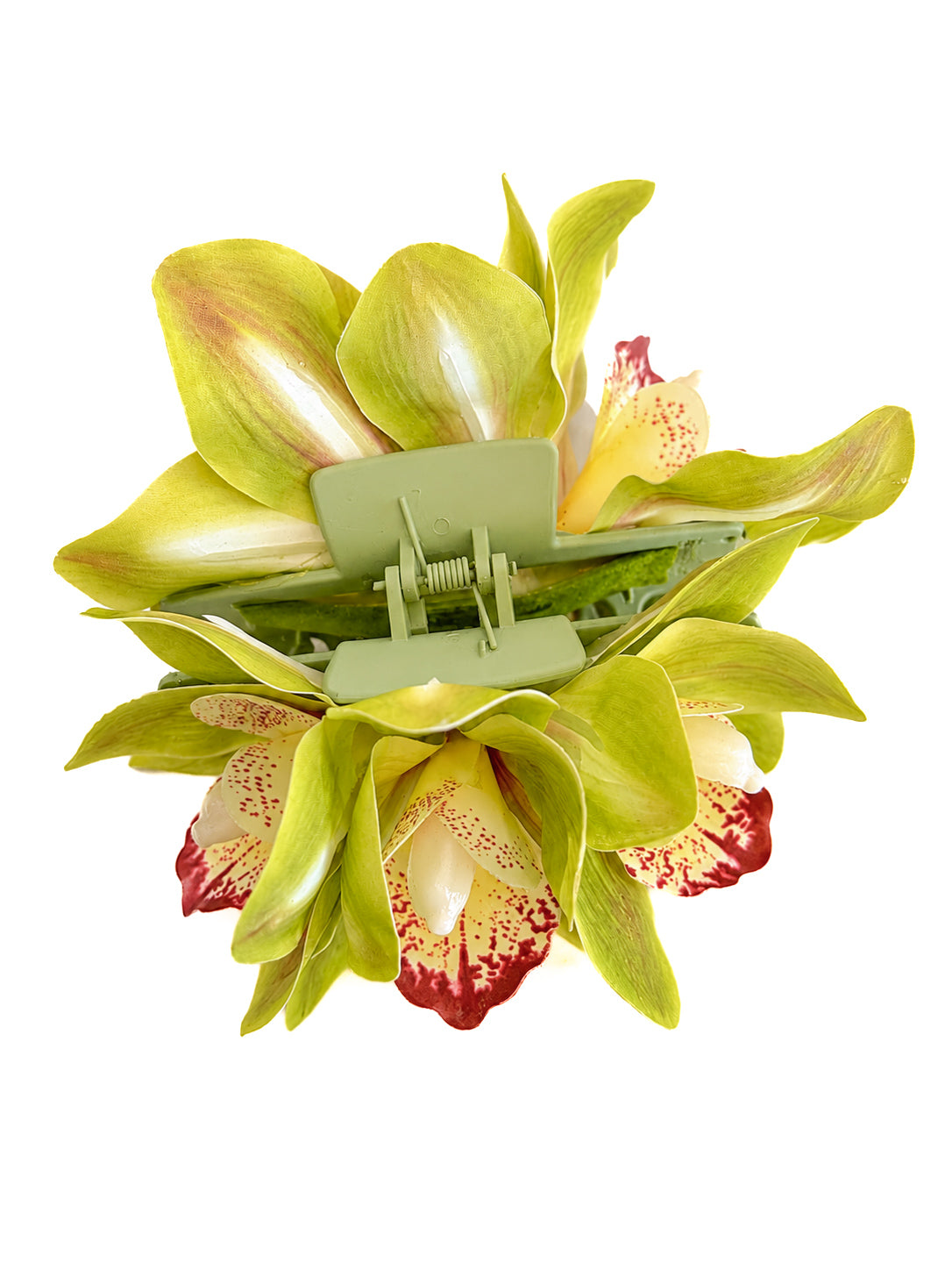 Garden Orchid Claw Clip