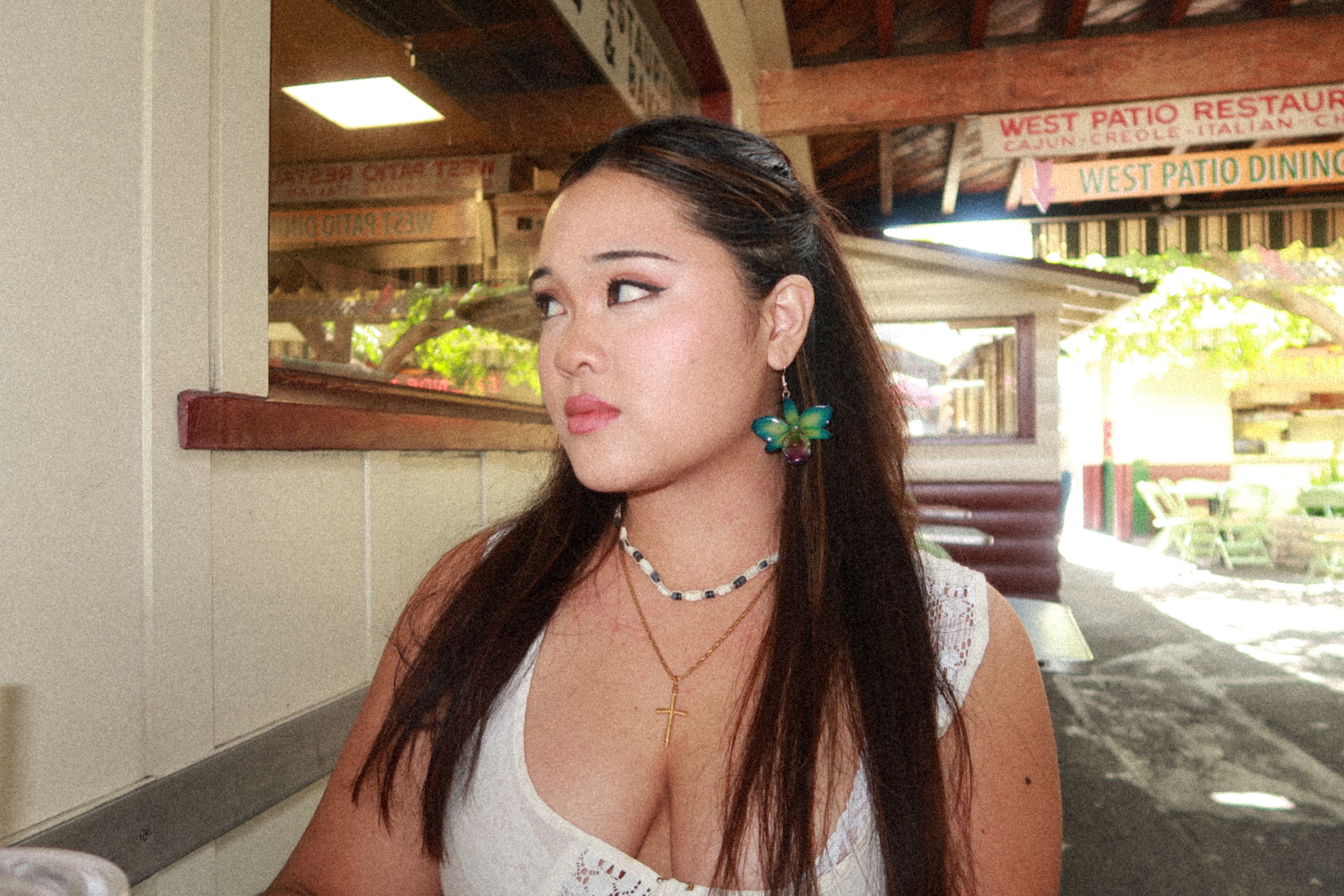 Real Orchid Earrings