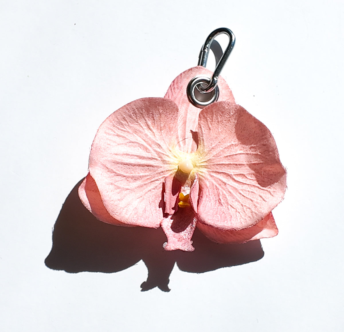 Baby Pink Orchid Keychain