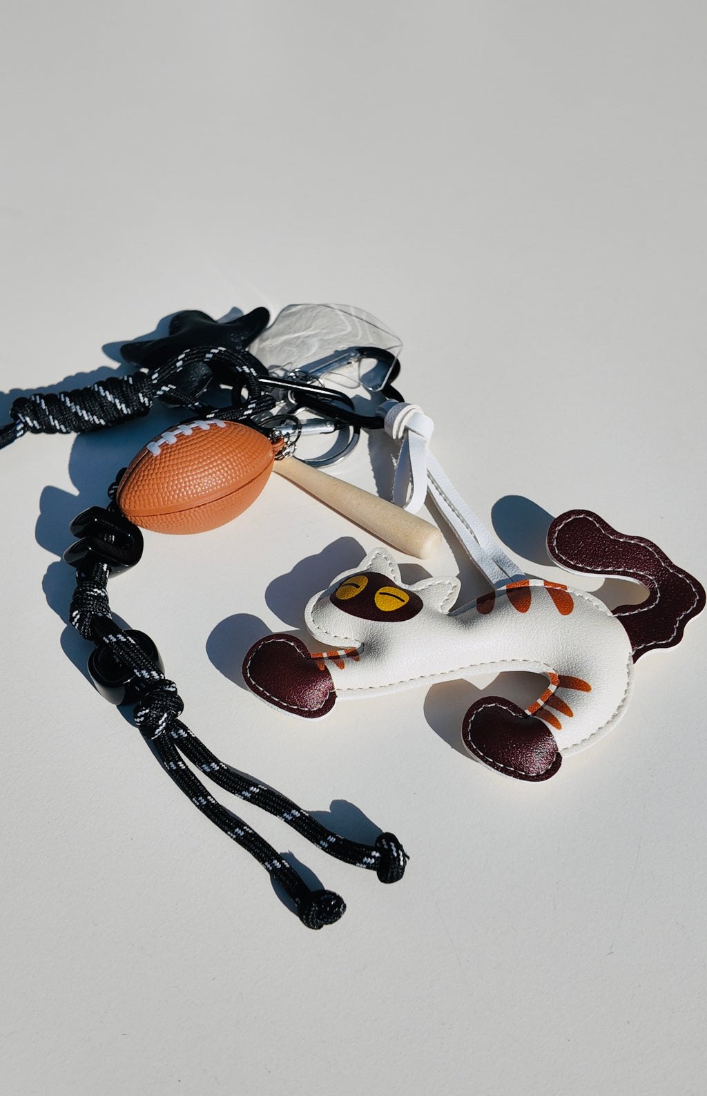 Stripped Cat Keychain