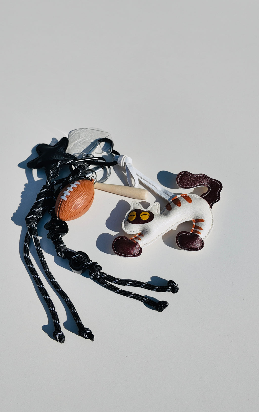 Stripped Cat Keychain