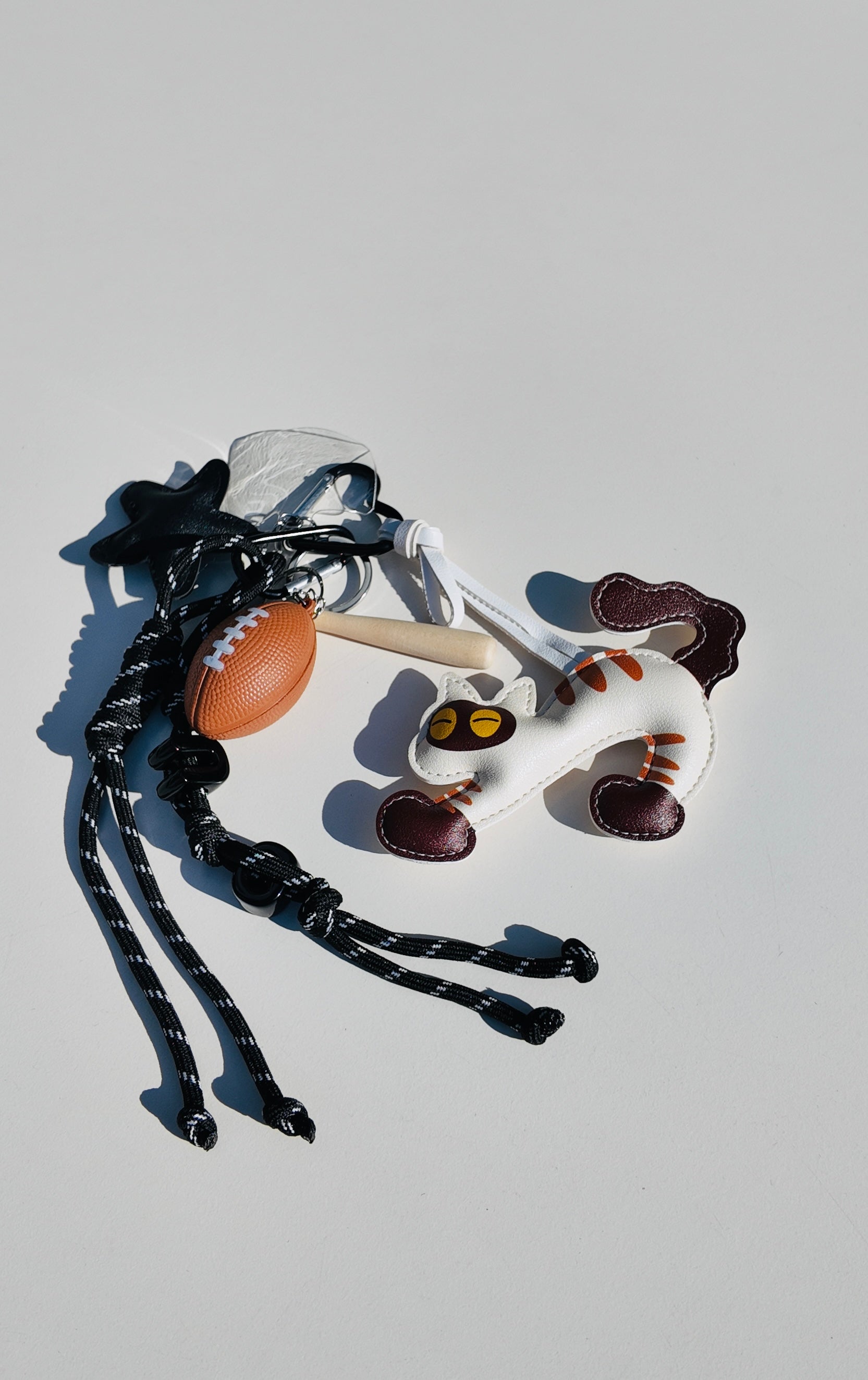 Stripped Cat Keychain