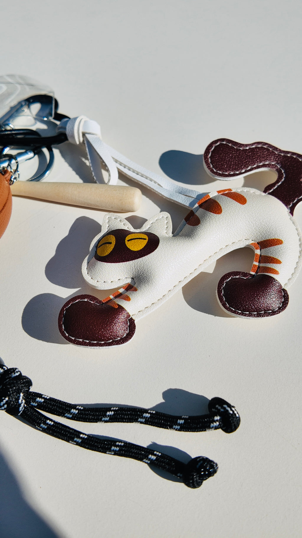 Stripped Cat Keychain