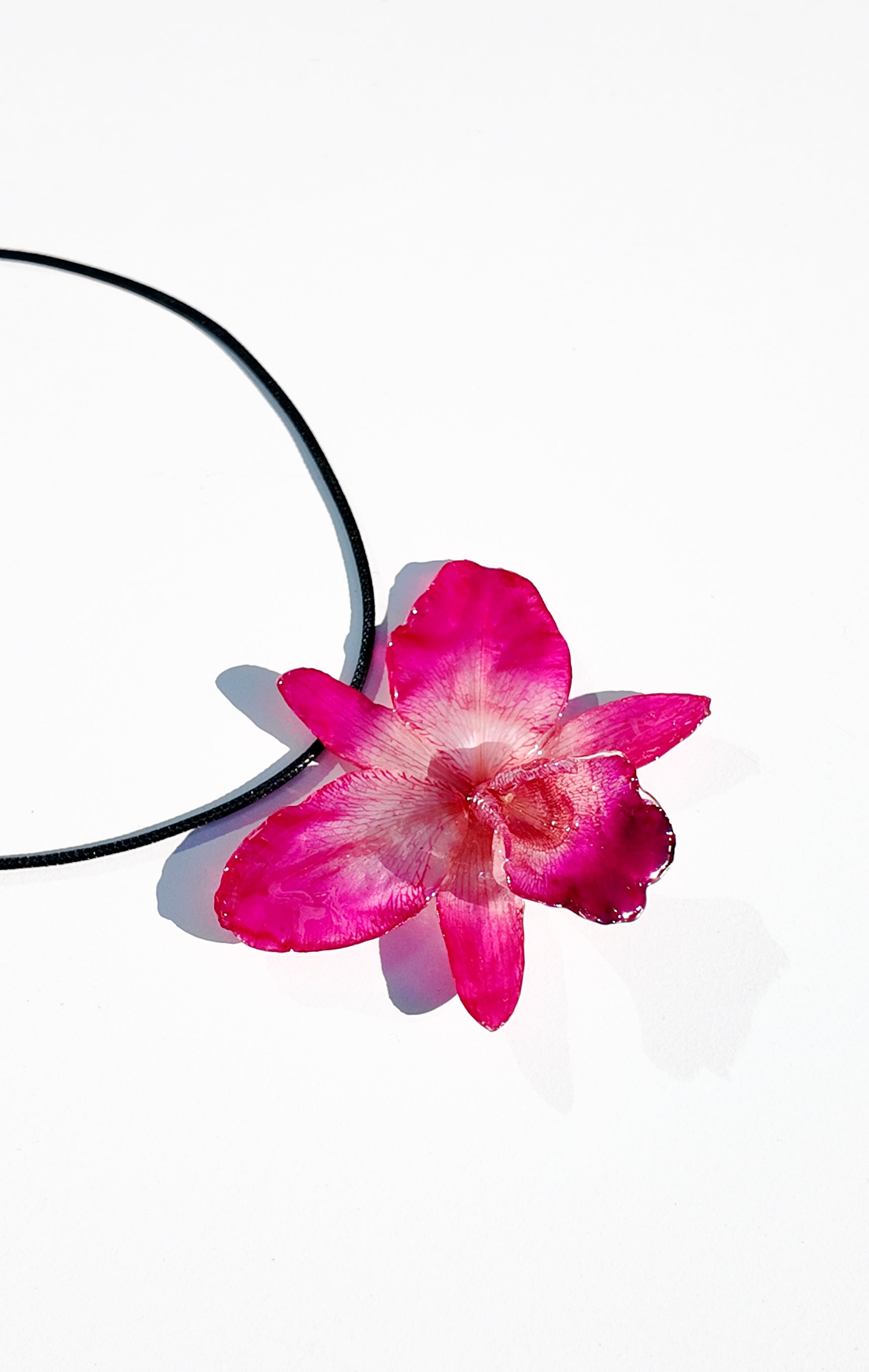 Pink Cattleya Necklace