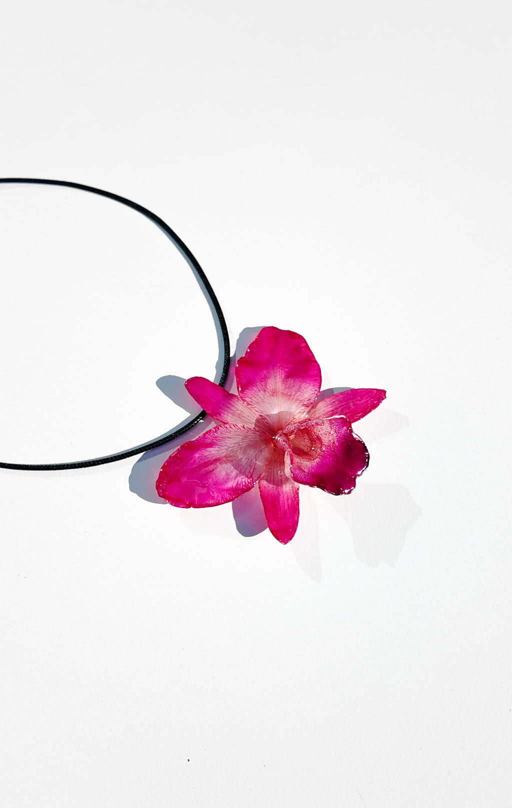 Pink Cattleya Necklace