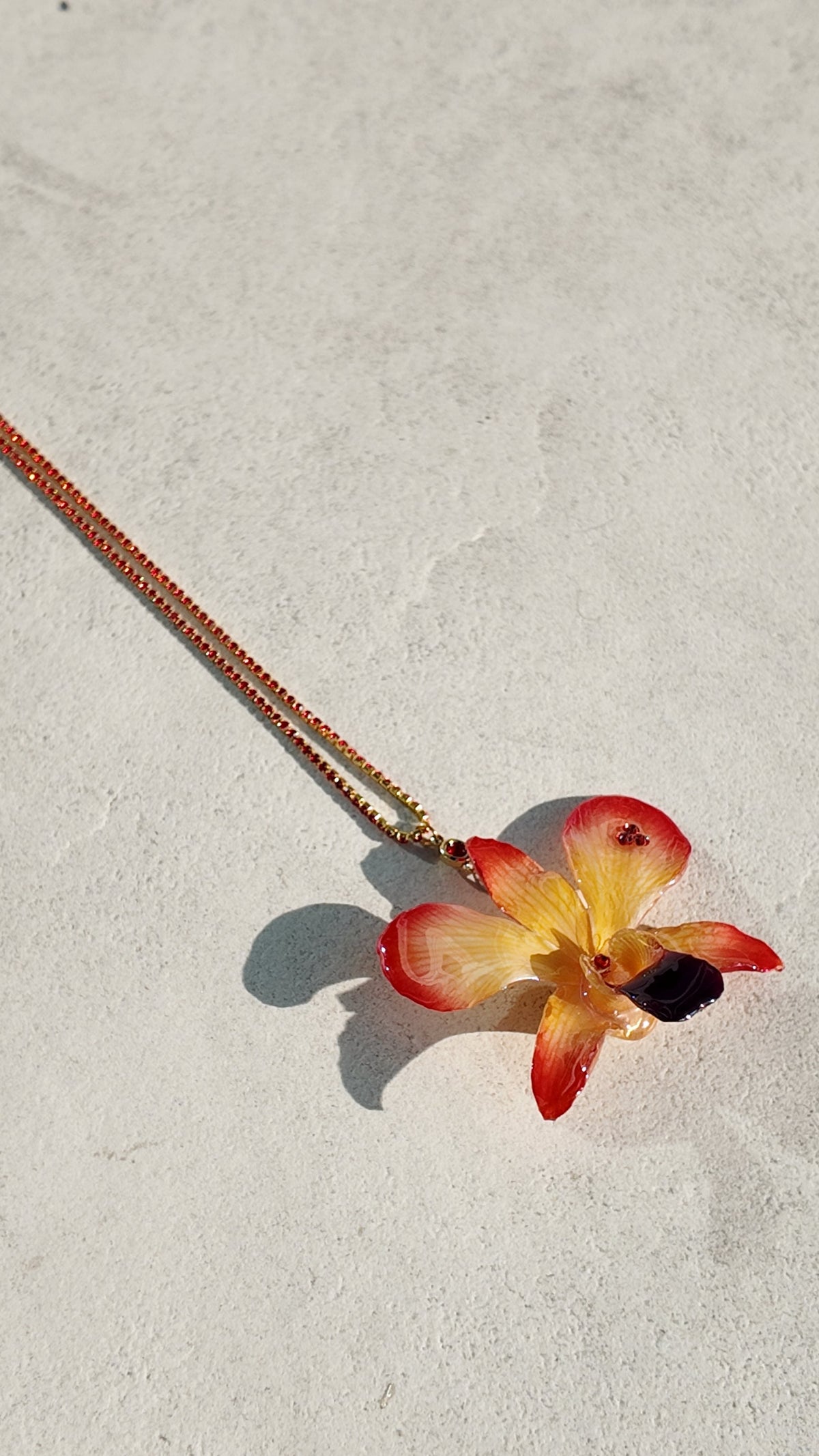 Bloom Dendrobium Necklace