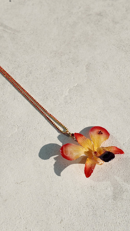 Bloom Dendrobium Necklace
