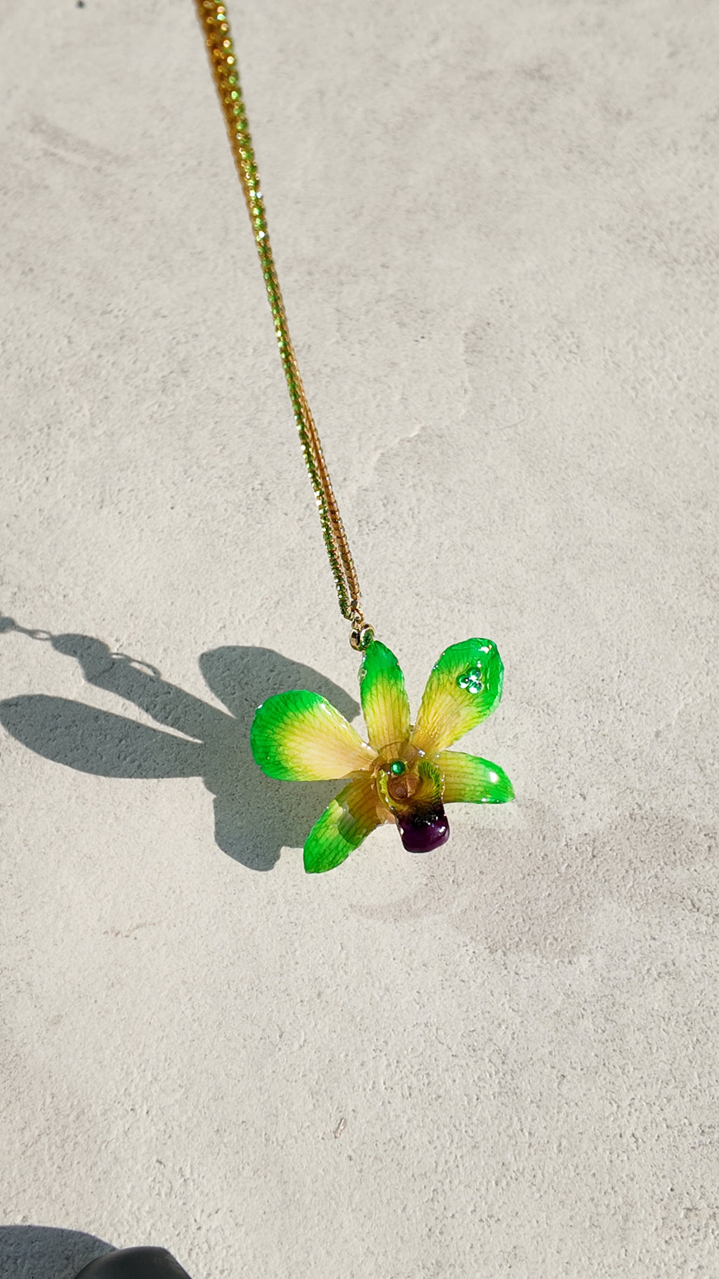 Bloom Dendrobium Necklace