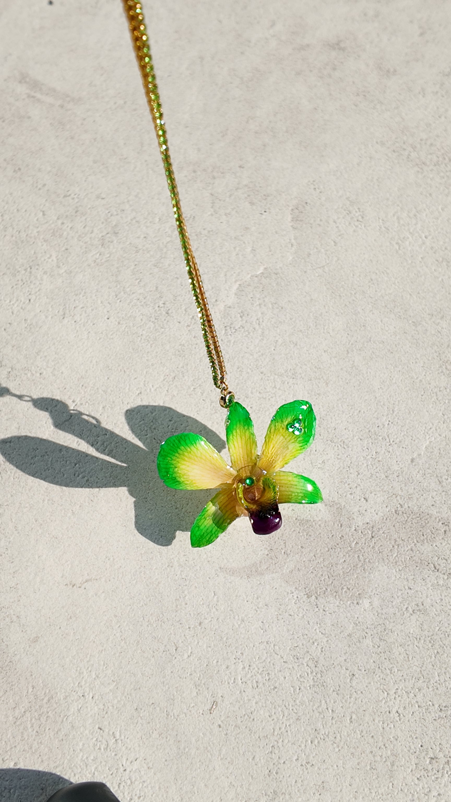 Bloom Dendrobium Necklace