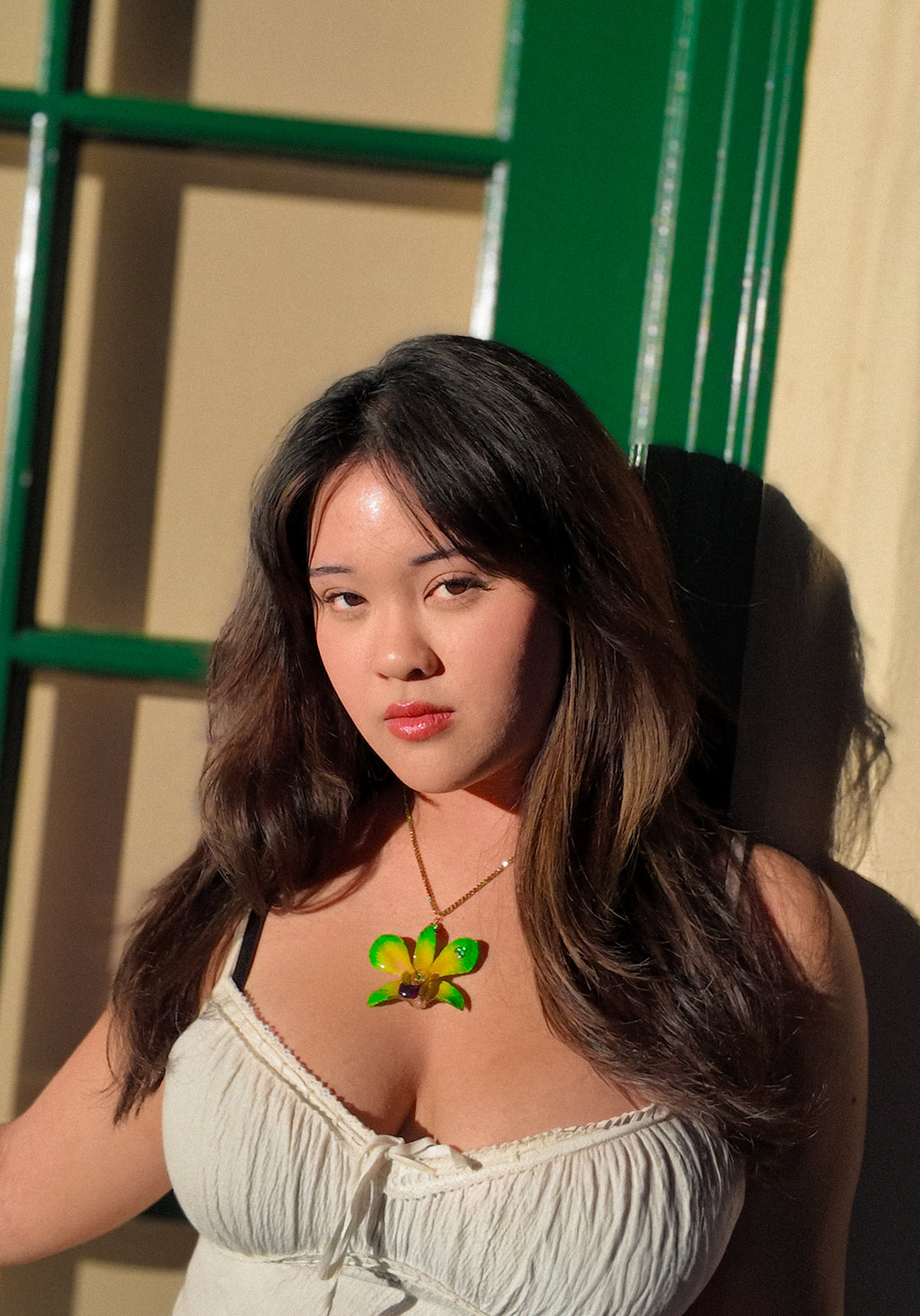 Bloom Dendrobium Necklace