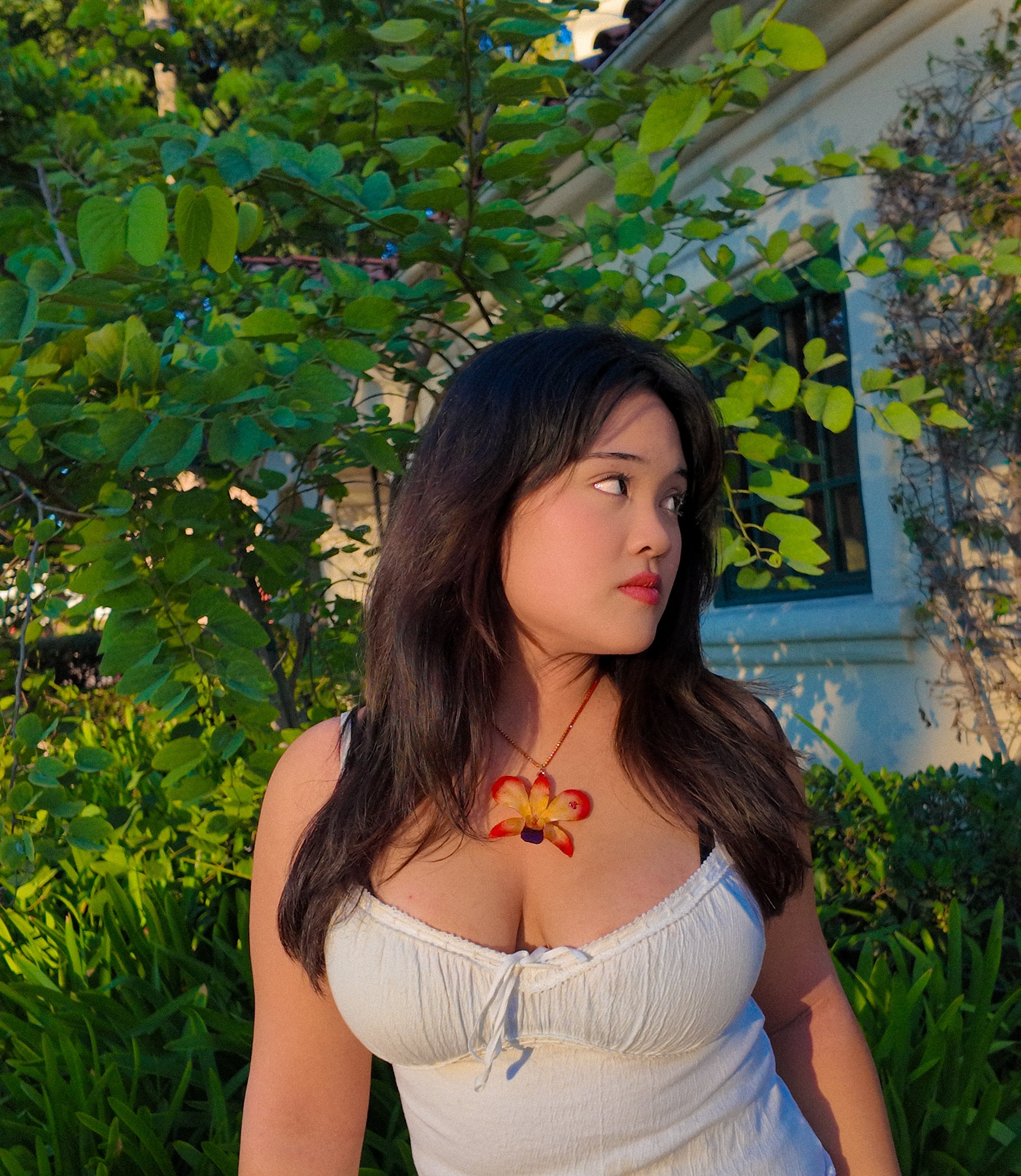 Bloom Dendrobium Necklace