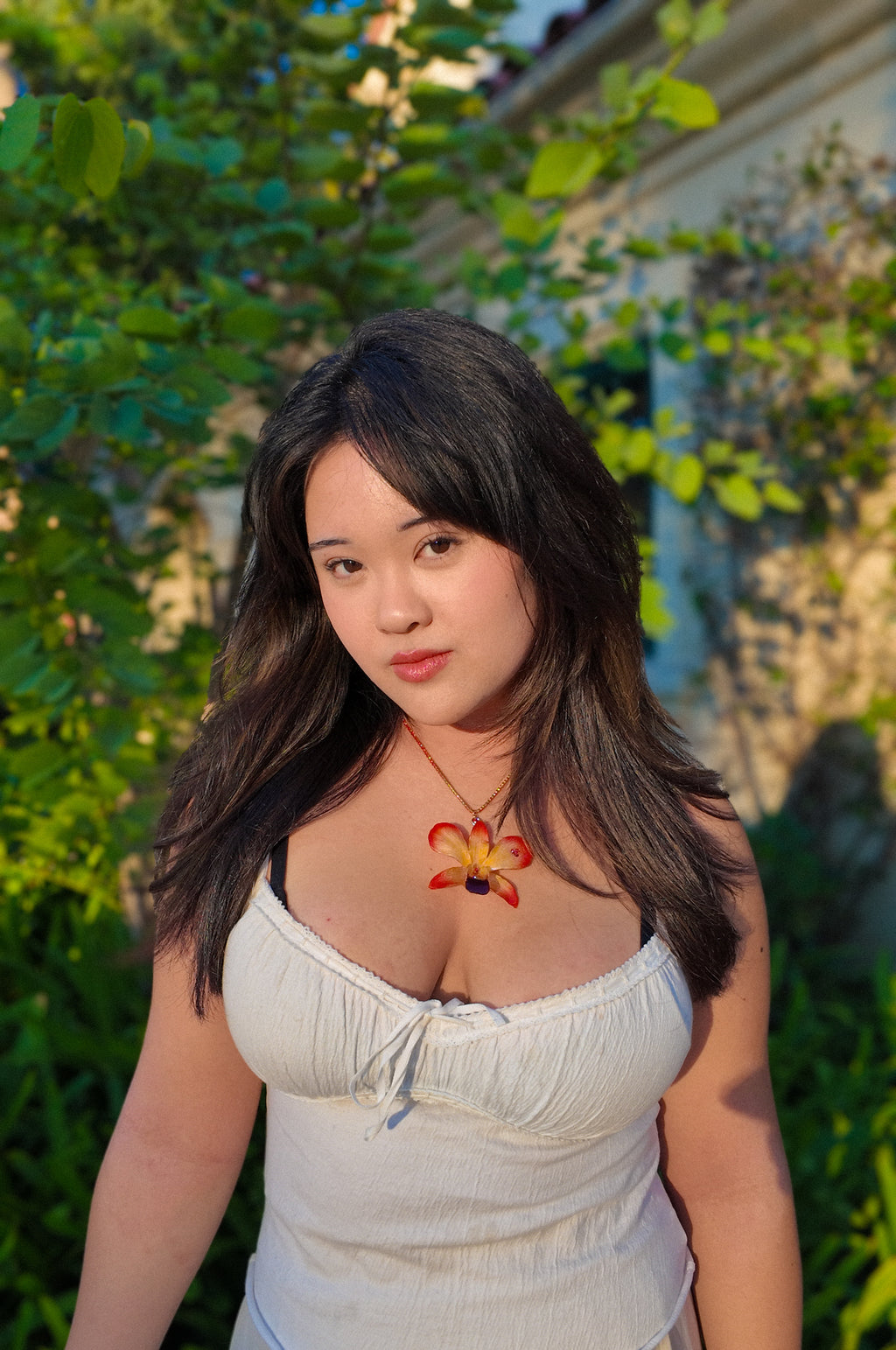 Bloom Dendrobium Necklace