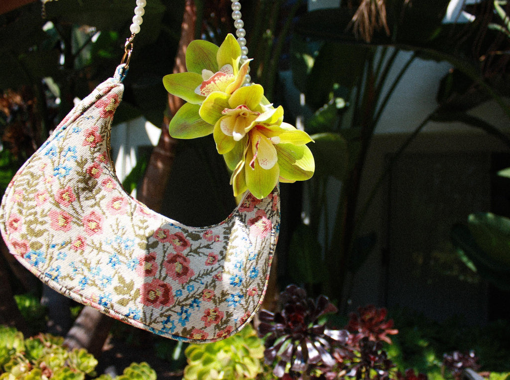 Vibrant Green Orchid Hair Claw Clip