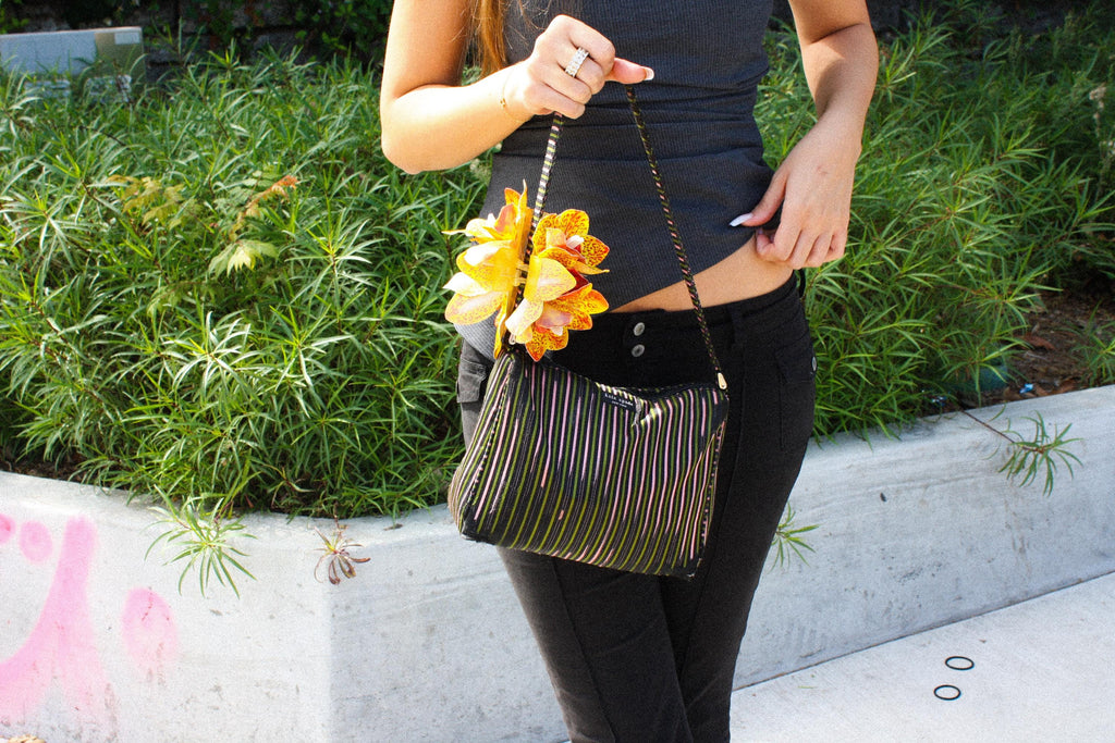 Spotted Sunset Orchid Hair Claw Clip