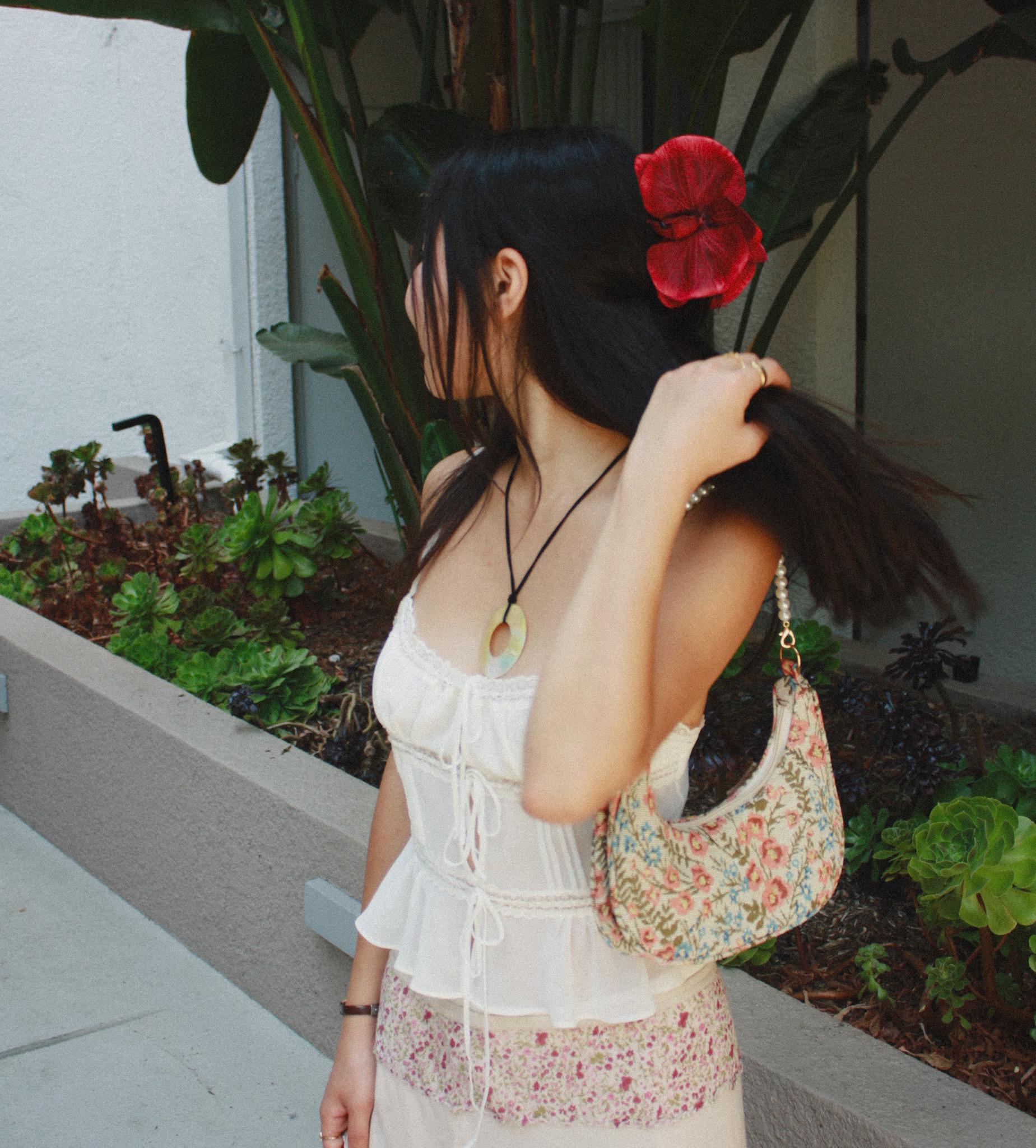 Orchid Hair Claw Clip