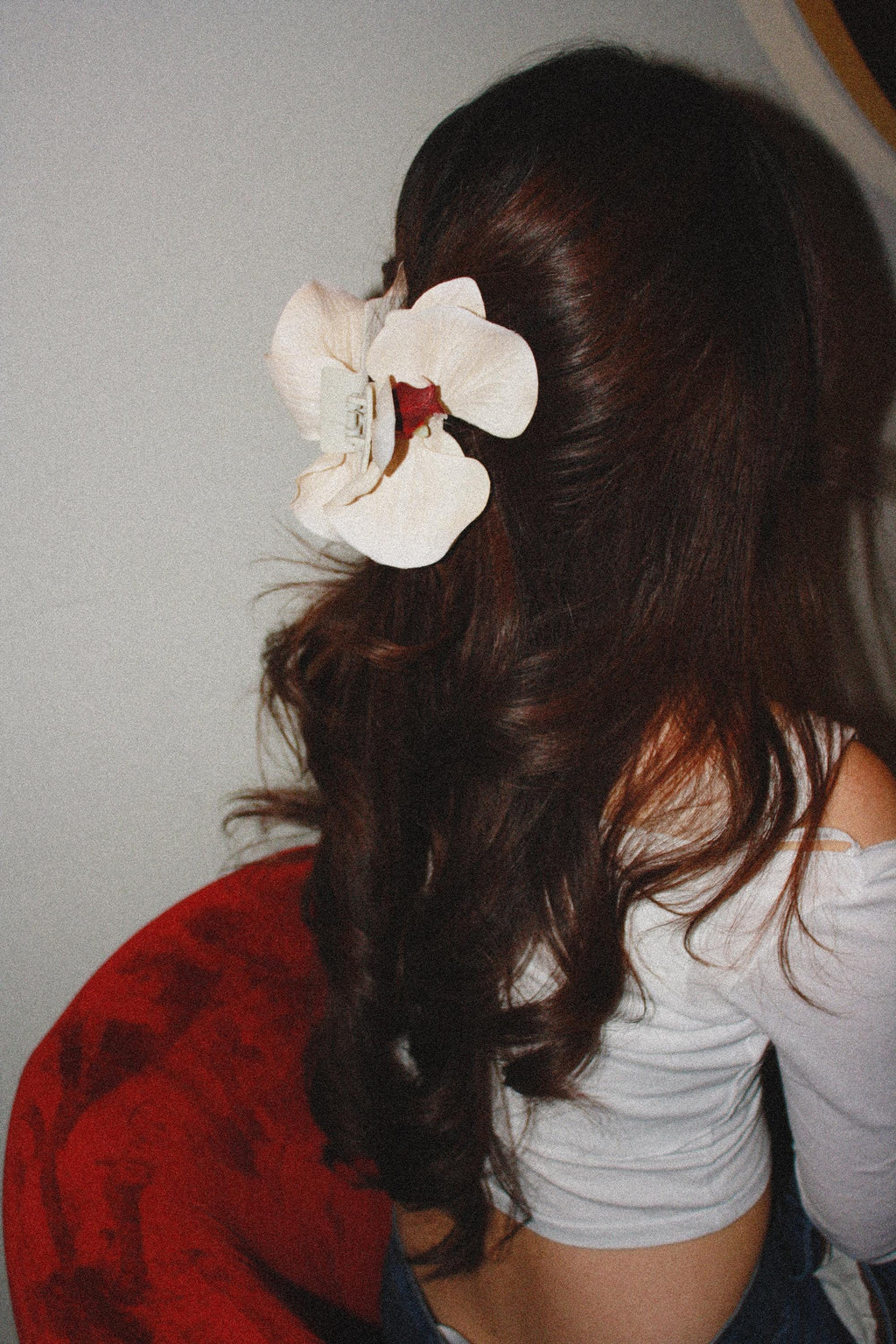 Orchid Hair Claw Clip