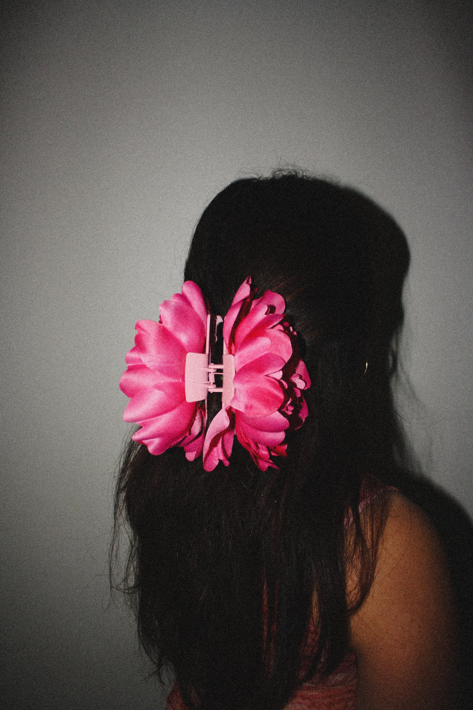 Orchid Hair Claw Clip - Valentine’s Day hair accessories