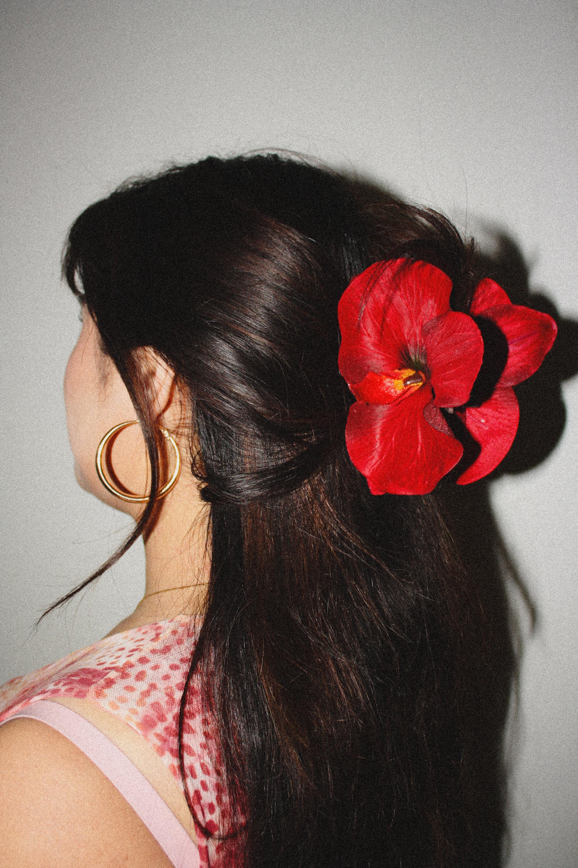 Orchid Hair Claw Clip - Valentine’s Day hair accessories