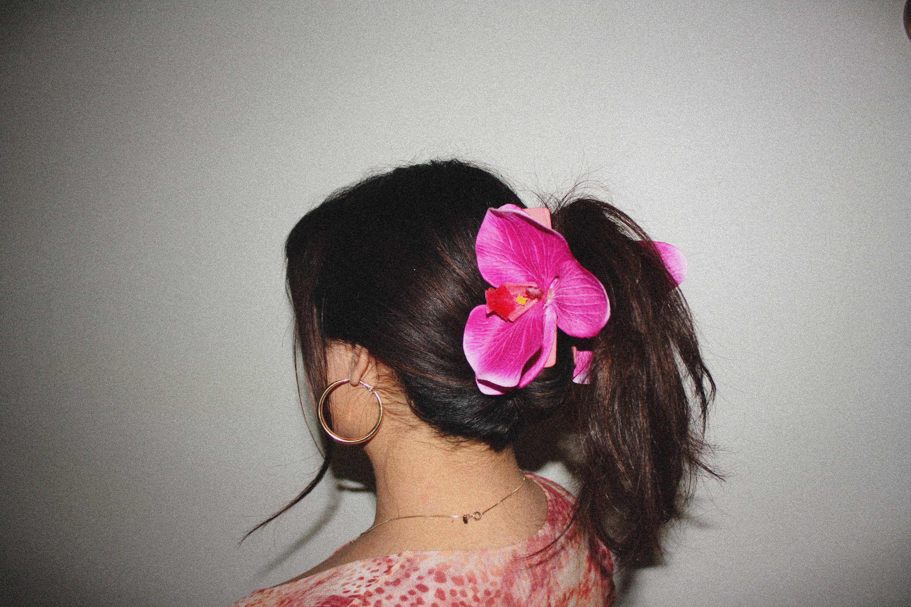 Orchid Hair Claw Clip - Valentine’s Day hair accessories