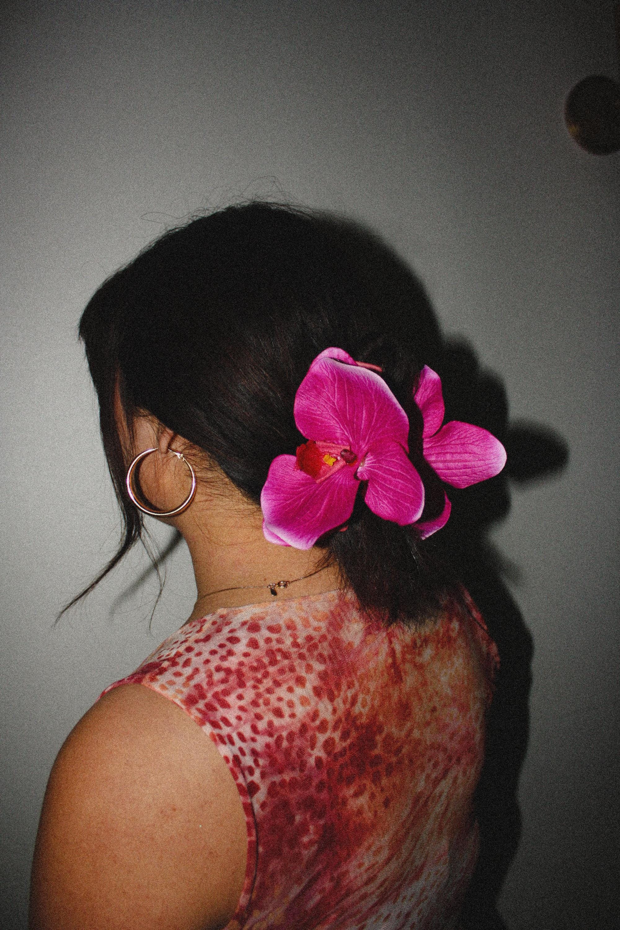 Orchid Hair Claw Clip - Valentine’s Day hair accessories