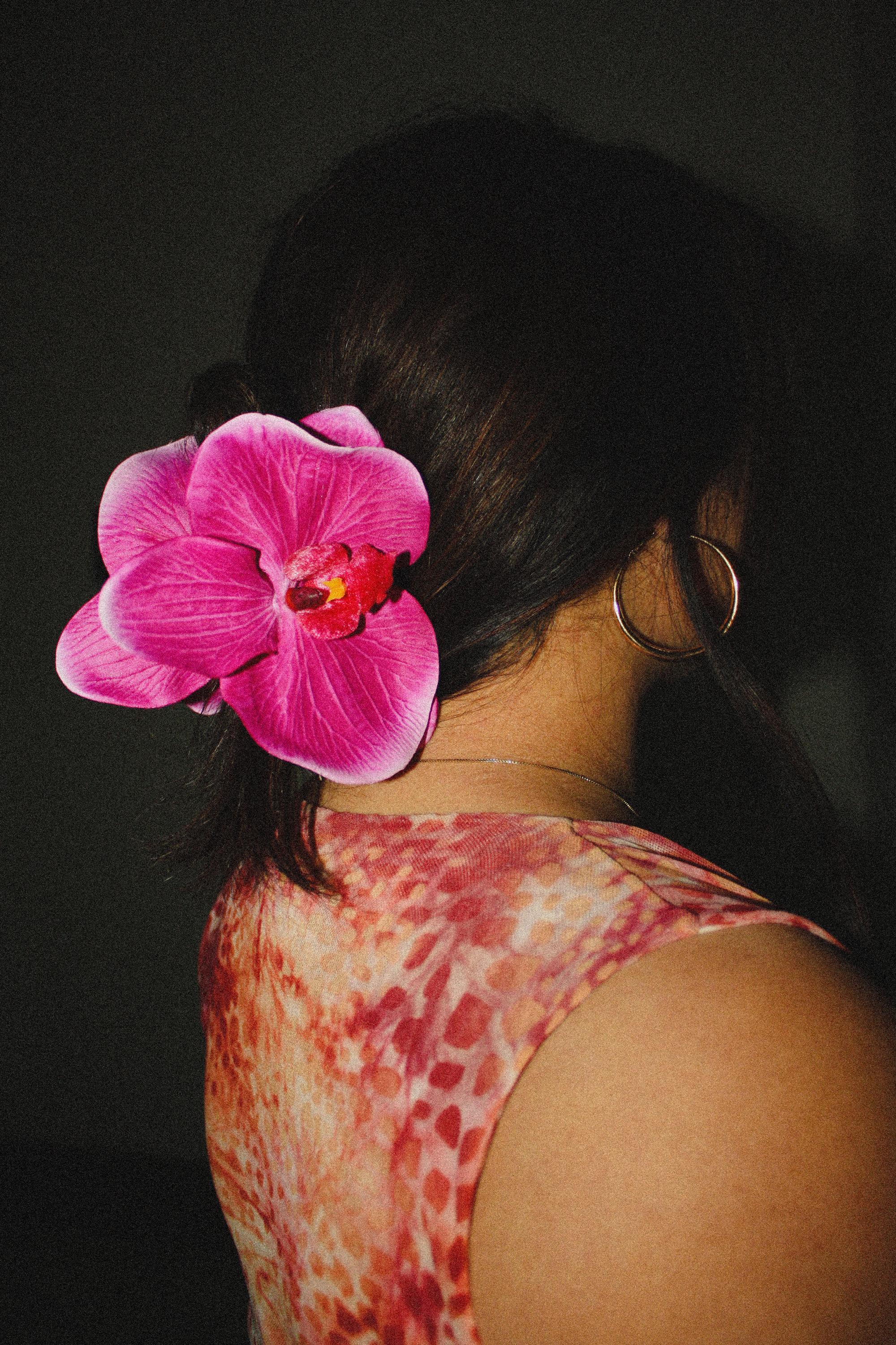 Orchid Hair Claw Clip - Valentine’s Day hair accessories