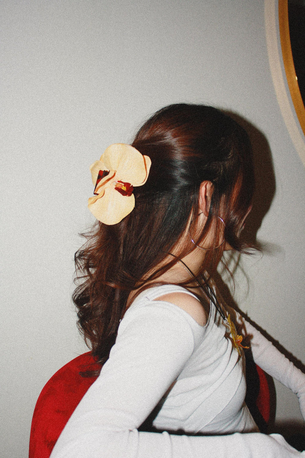 Orchid Hair Claw Clip