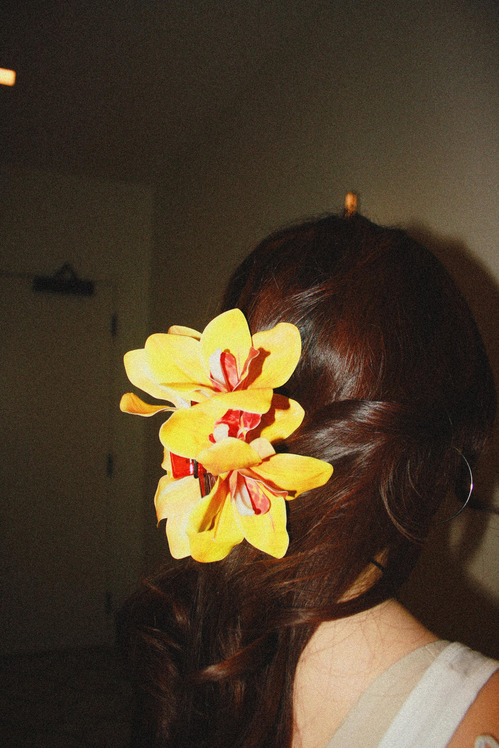 Sunset Orchid Hair Claw Clip