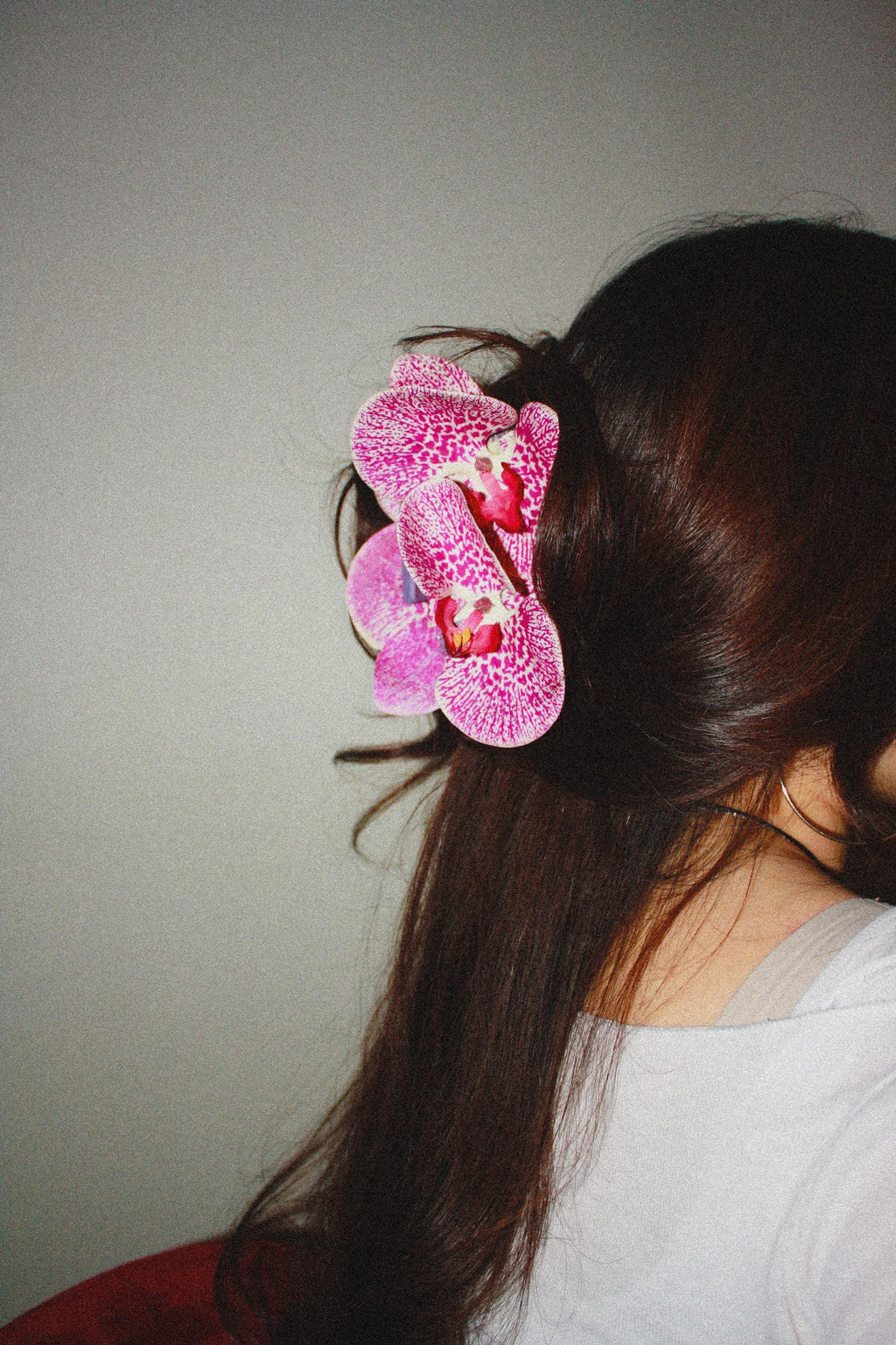Orchid Hair Claw Clip