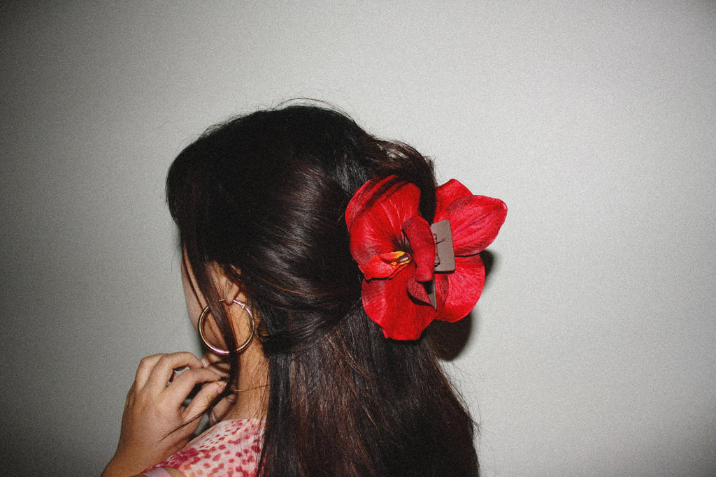 Orchid Hair Claw Clip - Valentine’s Day hair accessories