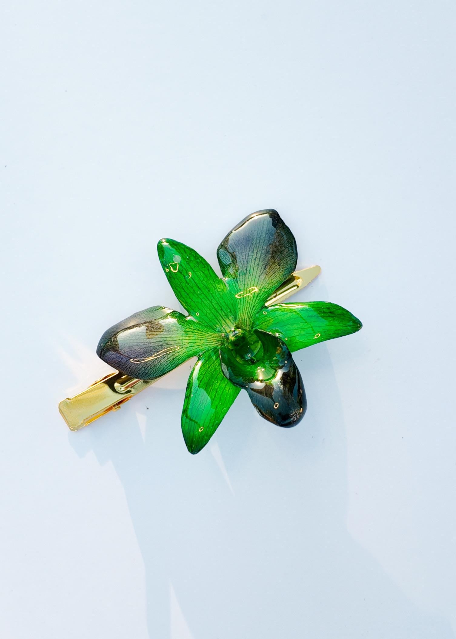 Real Orchid Hair Clip