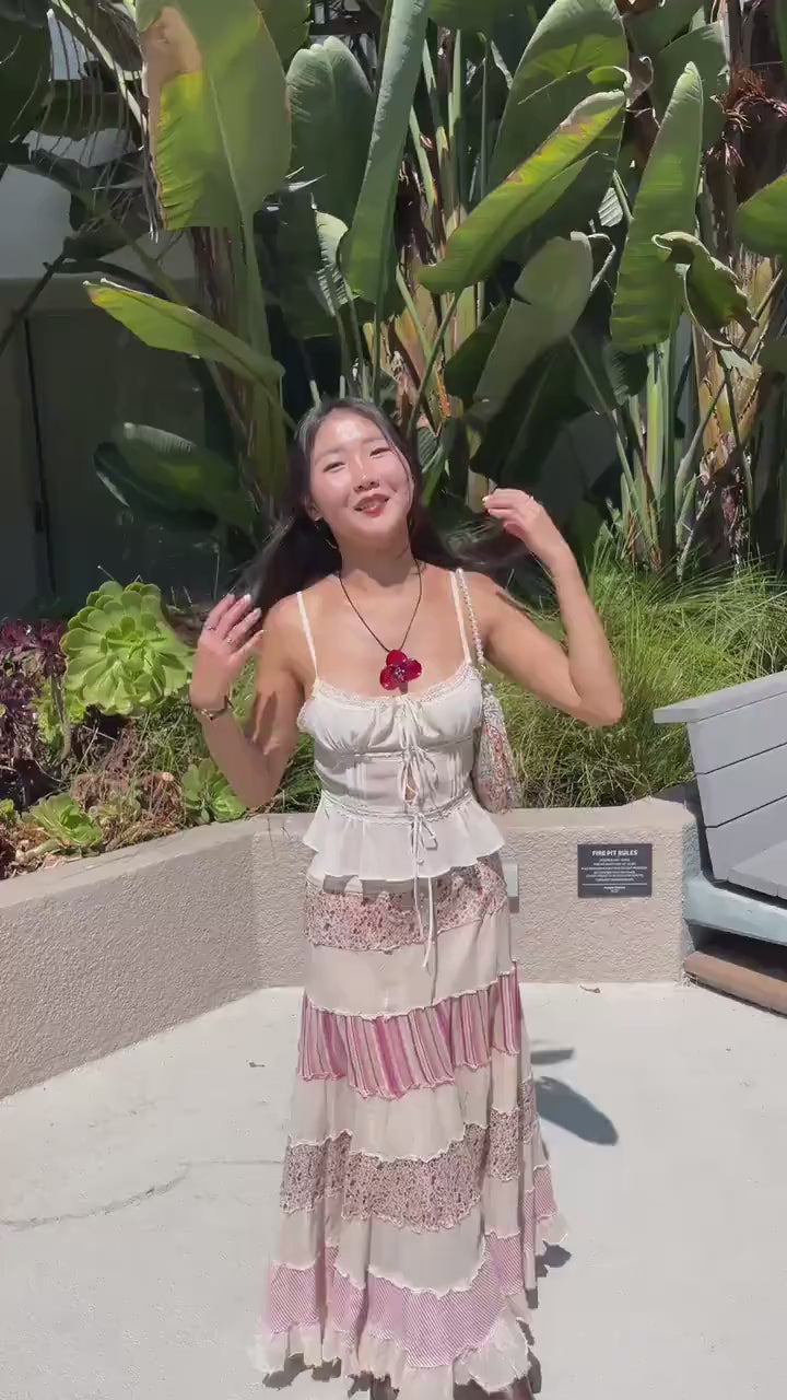 Bella Orchid on Black Cord - Real Orchid Preserved in Resin