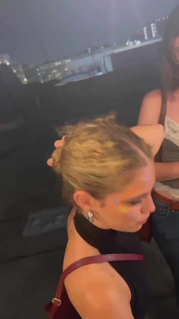 Real Orchid French Hair Pin